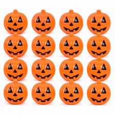16 x Pumpkin Hunt Filler Toys Fill With Sweets Candy Halloween Boo Box Game Gift