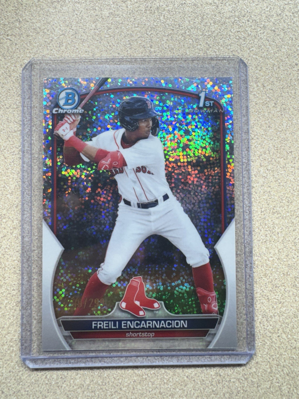 2023 Bowman Chrome Prospects Freili Encarnacion #BCP-117 Speckle Refractor /299