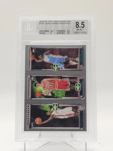 2003 Topps Lebron James BGS 8.5