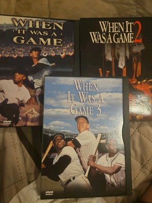 When It Was a Game (2000) Fullscreen DVD James Earl Jones Plus 2 & 3 DVD 