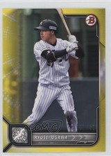 2022 Bowman NPB Nippon Professional Baseball Yellow /150 Ryusei Ogawa #120 00cp