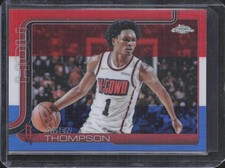 2025-26 Topps Chrome - Amen Thompson #17 Red White & Blue Refractor