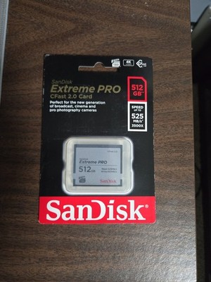 SanDisk SDCFSP-512G-A46D 512GB CFast 2.0 Extreme Pro Memory Card
