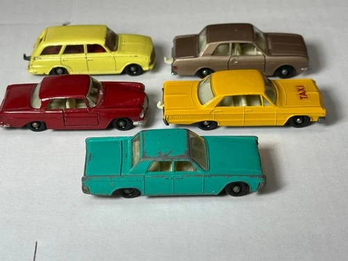 LOT OF 5  VINTAGE MATCHBOX LESNEY DIECAST CARS  #1