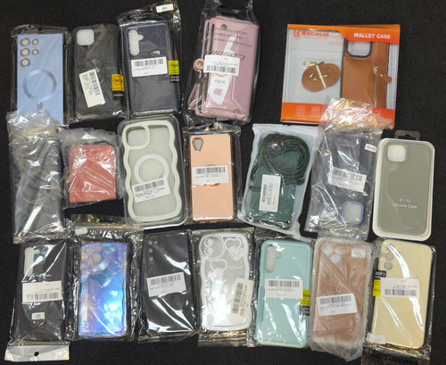 20 STCK. Großhandel SET verschiedene Größen Handyhüllen iPhone Samsung Pixel & verschiedene - Bild 8 von 9