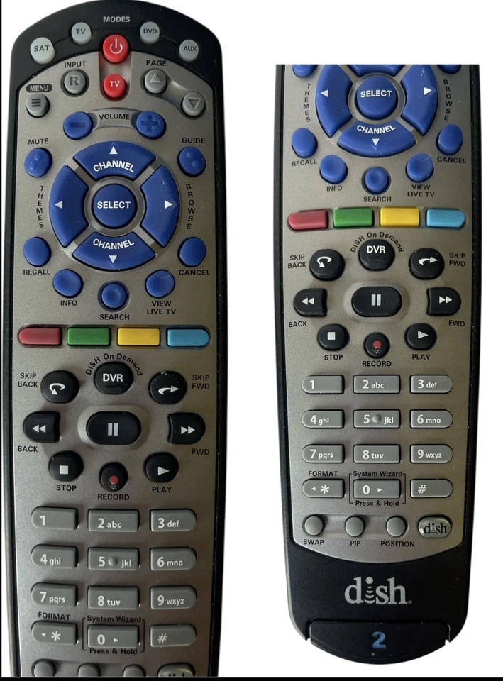 Dish Network Remote New  20.1 & 21.1, Reversible Key, Universal Remote, NEW - Image 3 of 4