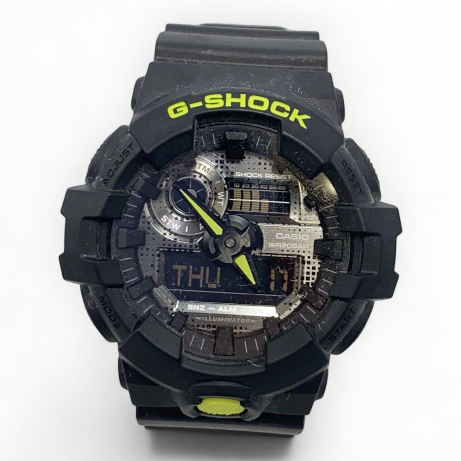 CASIO Digital Quartz Watch Black Authentic Men H:1.89” W:2.05” 8135