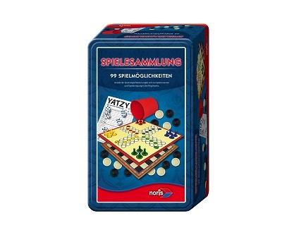 Noris 606112580 - Games Collection - 99Iger-Spielesammlung In Metallbox - Neu-image