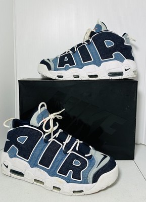 Nike Air More Uptempo 96, Denim,  CJ6125-100, Men's Sneakers Size 10.5