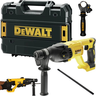 DeWalt Akku-Kombihammer Bohrhammer 18V XR SDS-Plus + Zusatzhandgriff DCH133NT-XJ