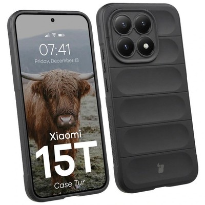 Handyhülle für Xiaomi 15T Bizon Case Cover Schutzhülle Etui Hülle Tasche Schwarz