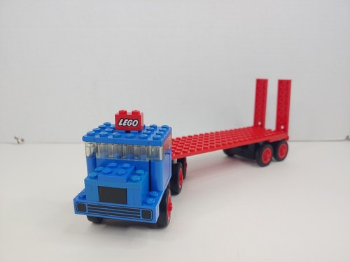 LEGO Truck with Excavator 383/730 LEGOLAND Construction 100% Complete Vintage - Picture 2 of 13
