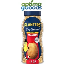 Planters Salted Dry Roasted Peanuts (16 oz.) FREE SHIPPING