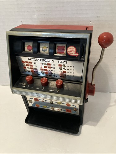 VTG 1972 Waco Mini 9.5” Slot Machine Made in Japan PARTS or REPAIR ONLY