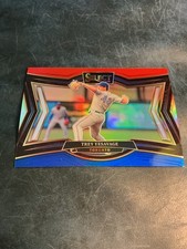 Trey Yesavage Red & Blue Prizm Diamond Level 2025 Select 63/99