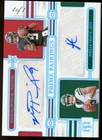 2024 National Treasures Prime Pairings Jordan Michael Penix Jr. 1/1 Dual auto