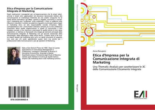 Etica D'impresa Per La Comunicazione Integrata Di Marketing Anna Recupero-image