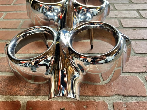 1958 Chevrolet Bel Air/Biscayne/Impala Parking Light Bezels Left Right (pair) - Picture 2 of 17