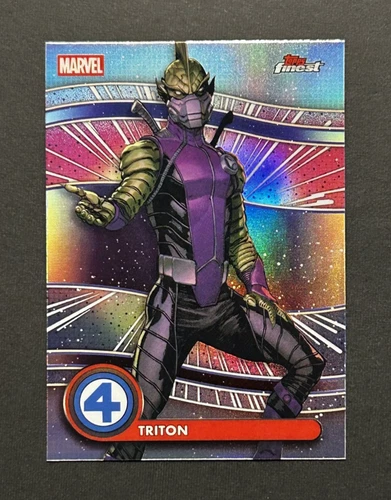 2026 Topps Finest Marvel Fantastic Four - Triton Uncommon Refractor #81
