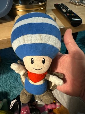 Blue Flying Squirrel Toad 8'' Plush Official Sen-el Little Buddy (1315)