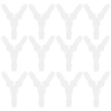 12 PCS 4.8mm Y-Shaped Aquarium Airline Tubing Connectors for 3/16 inch Air Line