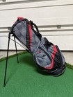 OGIO Striped Stand Golf Bag Black/Red/Gray 8-Way Divider Dual Strap — photo 3
