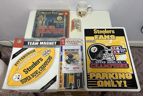 NFL Pittsburgh Steelers Super Bowl XL Champions 2006 New Merchandise Lot