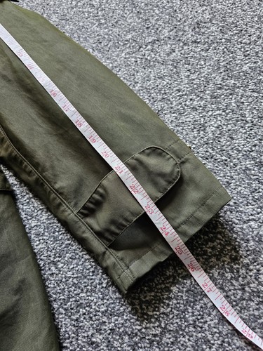 Vintage 1998 STONE ISLAND Military Style Jacket Men's Medium Green Wool Lined - Picture 24 of 24