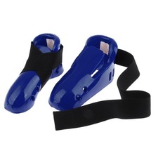 Erwachsene Taekwondo Fu&szlig;schutz Karate Sparring Foot Gear Sparring Schuhe Blau