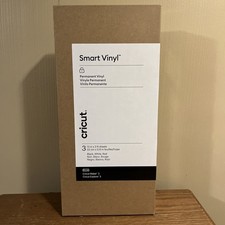 3 NEW Cricut 3 Smart Vinyl Permanent Black White Red 13 X 3