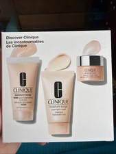 Clinique Moisture Surge 3Pc Travel Size Set- Moisturizer, Mask, All About Eye