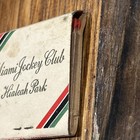 Full Feature 1942 Miami fl Jockey Club Hialeah Park Unstruck Vintage Matchbook — photo 10