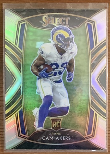 2020 Panini Select Silver Prizm Rookie RC #255 Cam Akers Los Angeles Rams