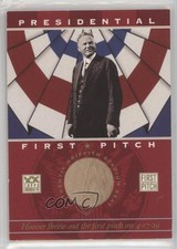 2002 Topps American Pie Presidential First Pitch Relics Herbert Hoover 7ov