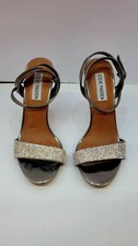 Steve Madden Breslin Silver Rhinestone Stiletto Heel, Size 7M
