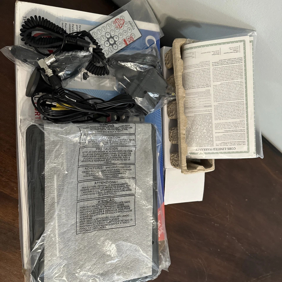 2010 Coby TFTV1091 10.2" 480p EDTV LCD Television - Image 2 of 2