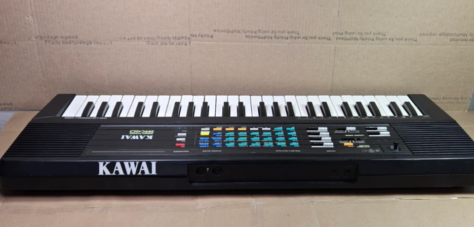 UNTESTED Kawai WK40 61-Keys PCM MIDI Synth Electronic Musical Keyboard **READ** - Image 3 of 4
