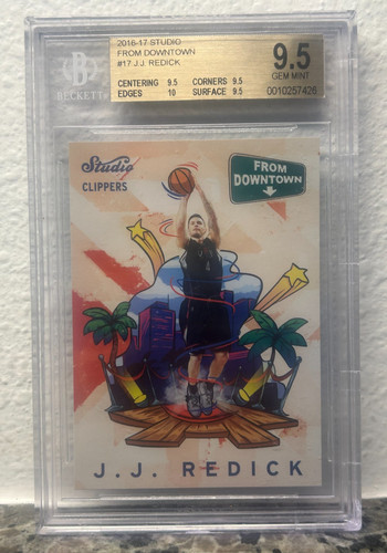 J.J. Redick #FD17 2016 Panini Studio From Downtown card