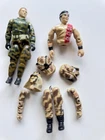 Vintage 1984 GI Joe ARAH Rip Cord Dusty Quick Kick Figure Parts Lot Incomplete