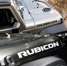 Vinyl Hood Decal Graphics - Fits Compatible W Jeep Rubicon - 2