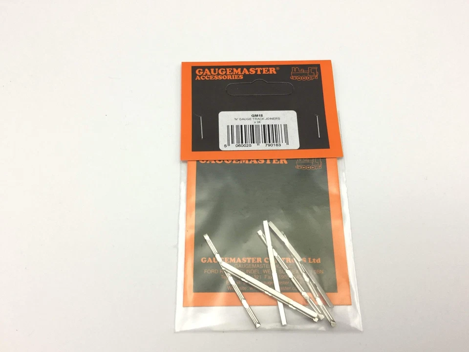 Gaugemaster GM18 N Gauge Rail Joiners/Fishplates (Pack 24) - Image 2 of 2