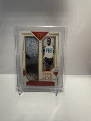 2024 Panini National Treasures WWE Jey Uso Timeline Materials Holo Gold /10