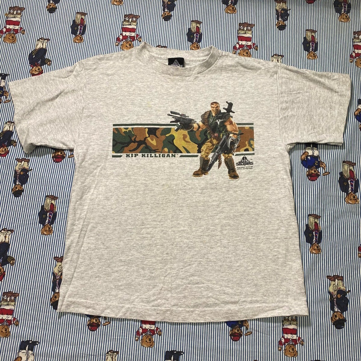 Vintage 90s SMALL SOLDIERS Gray Graphic T shirt Youth XL Kip