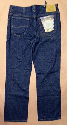 Vintage Lee Blue Jeans, Regular Fit Bootcut, Deadstock NWT, Size 36x32