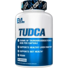 Evlution Nutrition Tudca - Tauroursodeoxycholic Acid - 30 Servings