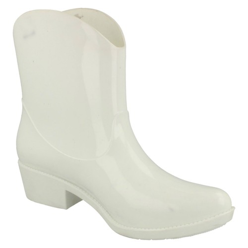 Spot On X1220 Ladies PVC Pull on Cowboy Style Ankle Wellies Festivals - Picture 21 of 42