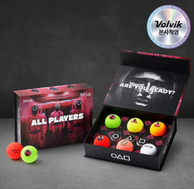 Volvik x Squid Game 2 Vivid Golf Ball Limited Edition + Ball Marker Set LEGIT
