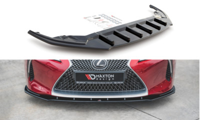 CUP Spoilerlippe SCHWARZ für Lexus LC 500 Frontspoiler Spoilerschwert ABS V1