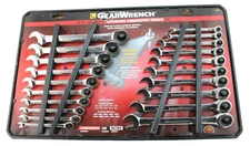 New GEARWRENCH 20 Piece SAE / Metric Ratcheting Combination Wrench Set MSRP $194