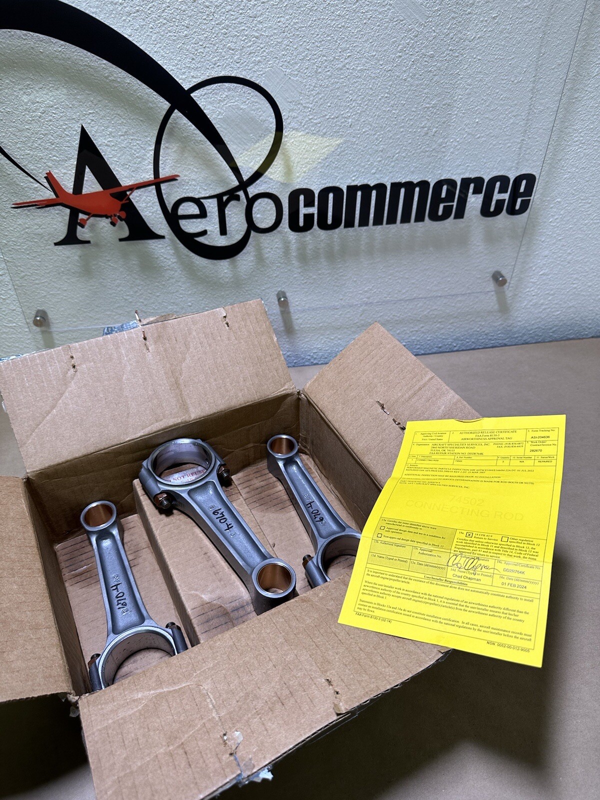 O360 Connecting Rods 74502 (0000) eBay